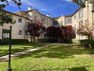 Path to front of building l The Monterey Garden Apartments in San Mateo CA