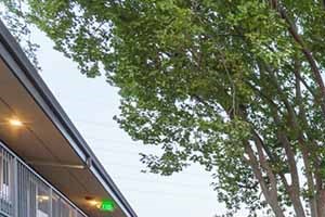 Courtyard with view of exterior buildings l The Parc at Pruneyard Apartments - Photo Gallery 4