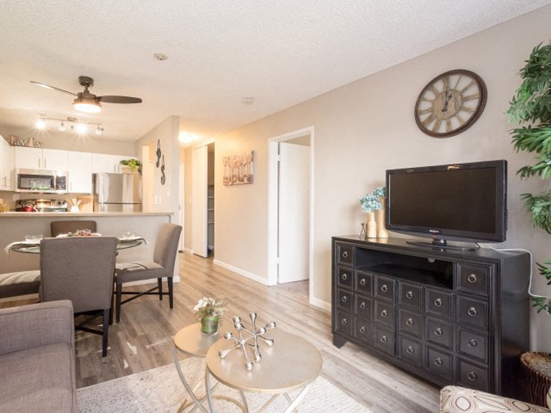 Living Room | Parc Station Apartment Homes