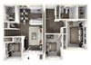 Park Vue Apartments | 3 bedrooms 2 bathrooms floor plan 3x2 units available at Park Vue Apartments in Santa Rosa, CA 95403