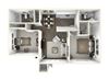 Park Vue Apartments | 2 bedrooms 2 bathrooms floor plan 2x2 units available at Park Vue Apartments in Santa Rosa, CA 95403