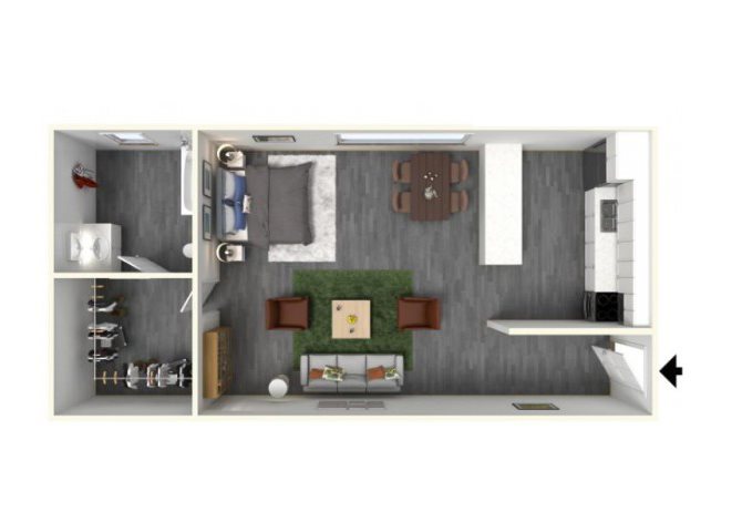 STUDIO Floor Plan 1