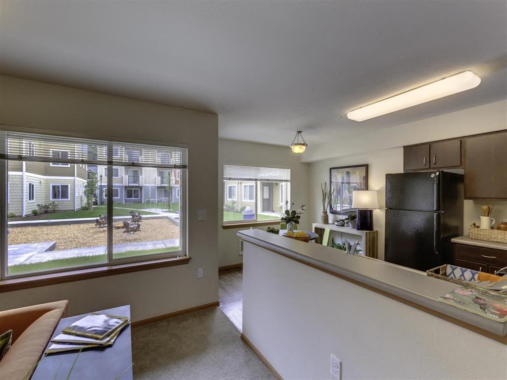 Kitchen and DIning area at Quilceda Creek, Washington