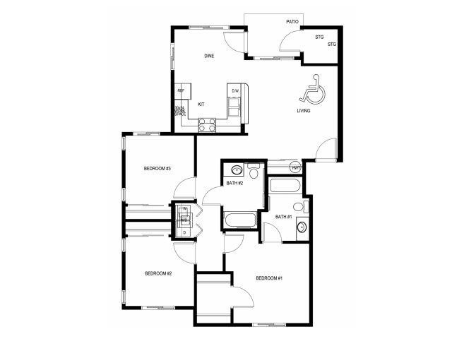 RIVER floor plan.