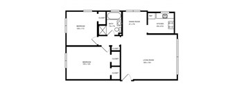 2x1 floor plan.l Ryan Tower Apartments in San Mateo CA 