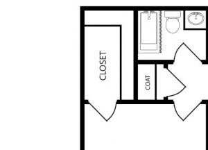 Saddle Brook Apartments l 1 Bedroom Floor Plan One Bedroom Floor Plan Saddle Brook Apartments l Longview, Texas Apartments