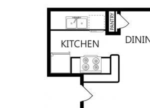 Saddle Brook Apartments l 1x1 Floor Plan 1x1 Floor Plan Saddle Brook Apartments l Longview, Texas Apartments