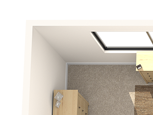 Two bedroom floor plan