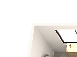 Two bedroom floor plan