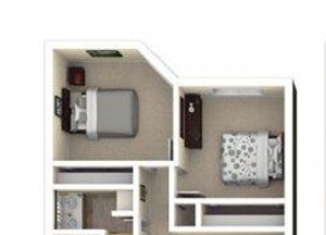 Sharps & Flats | 4 bedrooms 2 bathrooms floor plan 4x2 townhomes available at Sharps & Flats | Davis, CA