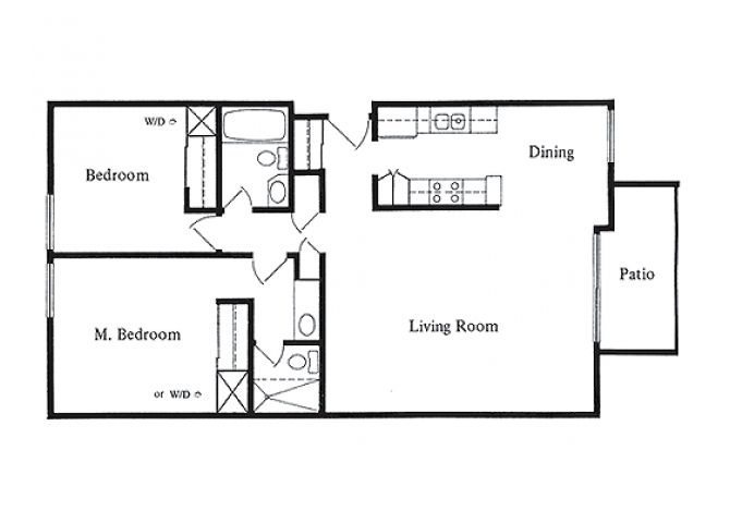 Alexander- RENOVATED floor plan.