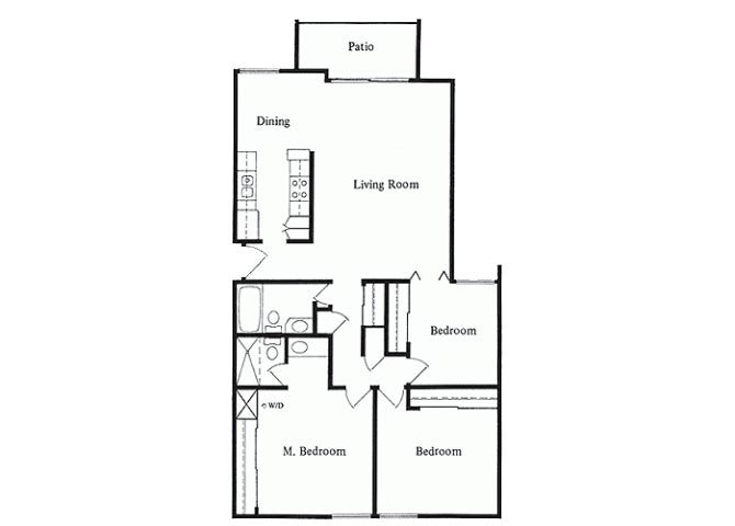 Chalkhill - RENOVATED floor plan.