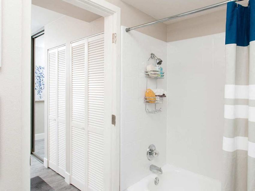 Stoneridge Luxury Apartments | Bathroom Bathroom shower | Stoneridge Luxury Apartments in Walnut Creek, CA