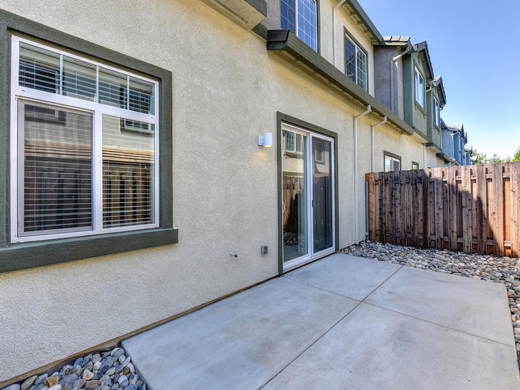 Private backyards available at The Terraces at Stanford Ranch in Rocklin, CA