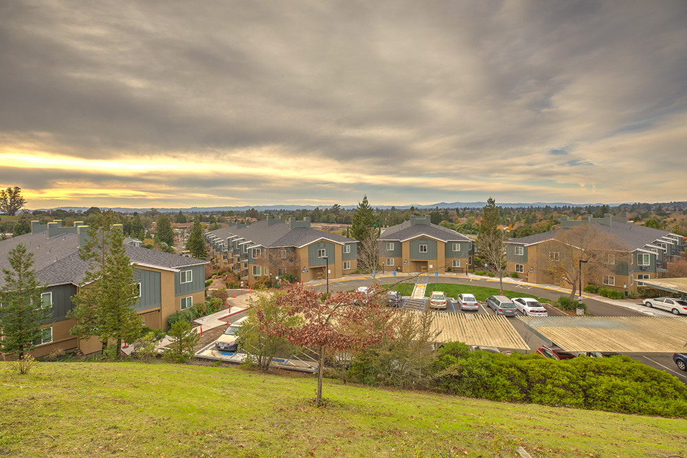 Elegant Exterior View at VINTAGE AT BENNETT VALLEY, Santa Rosa