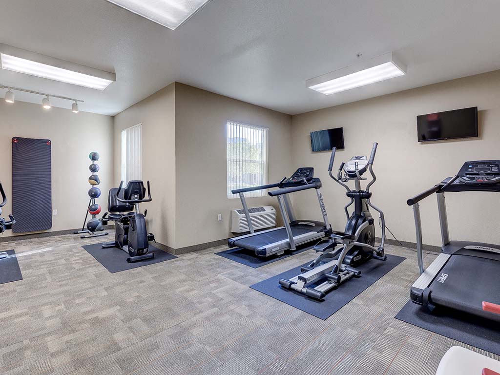 Fitness Room  l Vintage at Bouquet Canyon Senior Apartments