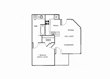 One Bedroom Vintage at Bouquet Canyon Senior Apartments One Bedroom Floor Plan Vintage at Bouquet Canyon Senior Apartments l Santa Clarita Ca