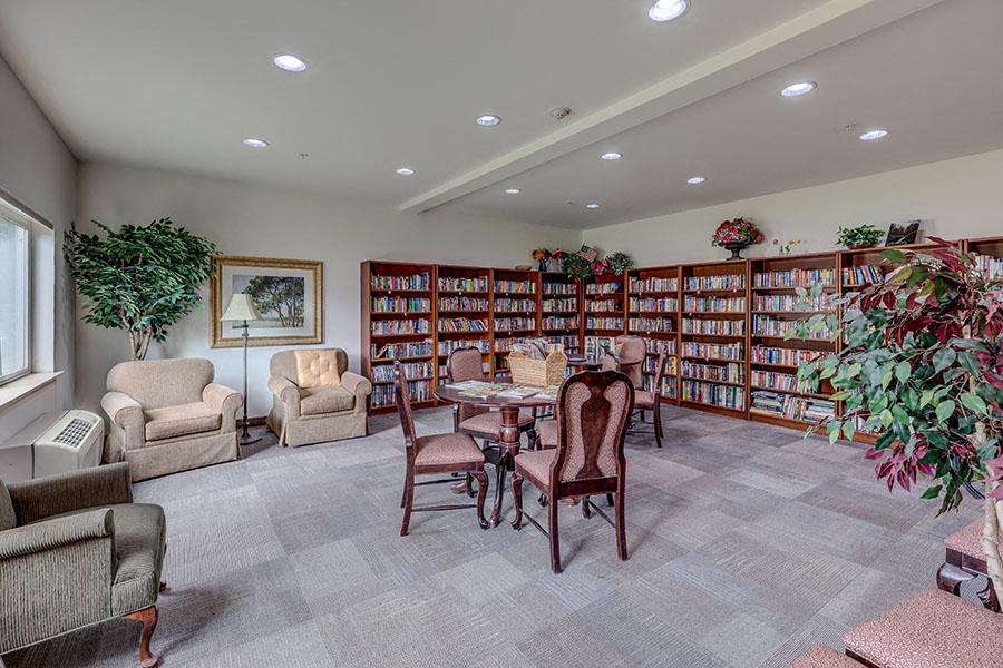 Vintage at Burien Apartments l  Library