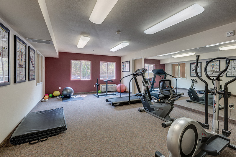 Gym Vintage at Chehalis Senior Apartments 98532 l Chehalis, WA