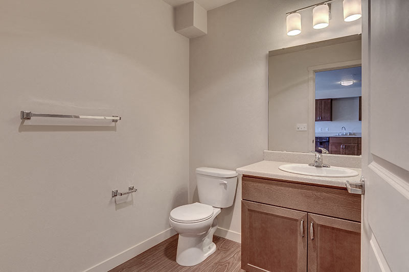 Bathroom Vintage at Lakewood Senior Apartments for rent l Marysville, WA 