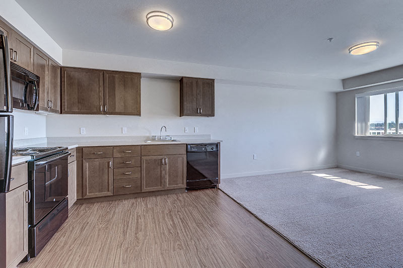 Kitchen Vintage at Lakewood Senior Apartment homes  l Marysville, WA 