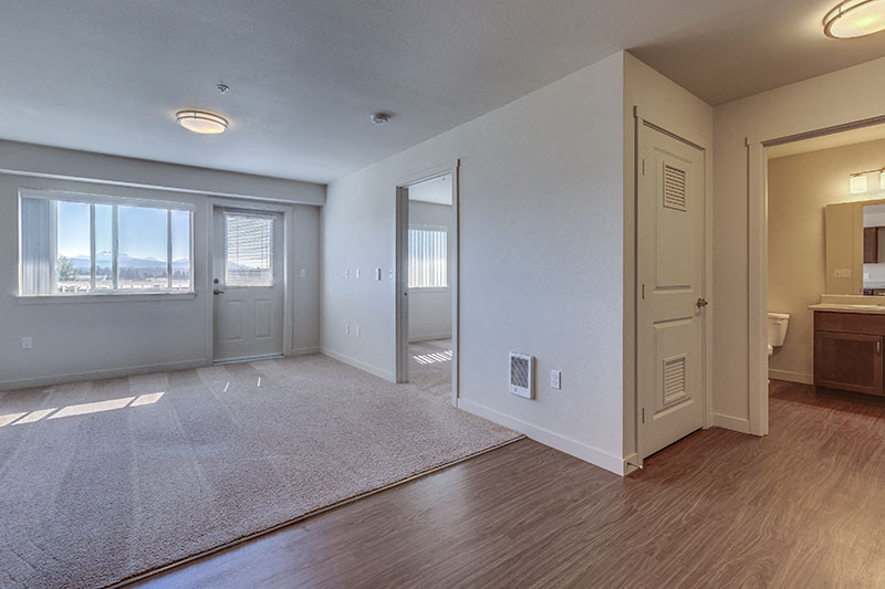 Living Room Vintage at Lakewood Senior Apartments for rent l Marysville, WA 