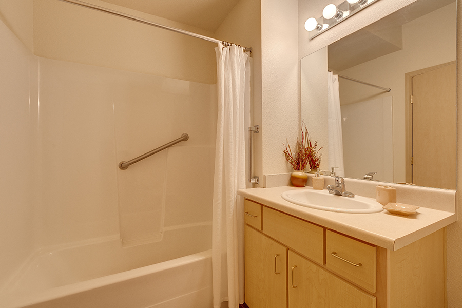 Bathroom Senior Apartments For rent in Richland WA Vintage at Richland WA