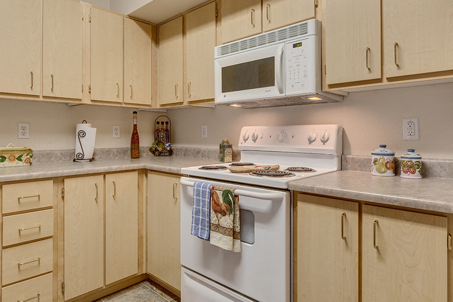 Kitchen Vintage at Richland Senior Apartments in Richland Wa