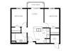 Vintage at Richland Senior Apartments in Richland Wa 2 Bdrm A floor plan Vintage at Richland Senior Apartments in Richland Wa