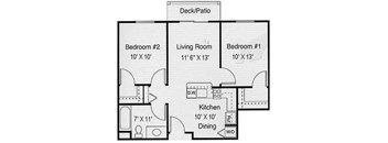 Henderson, NV  89052 l Vintage at Seven Hills 2 Bedrooms  Floor Plans Senior Apartments 
