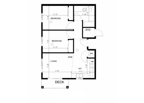 2x1 B floor plan Silverdale, WA 98383 l Vintage at Silverdale 