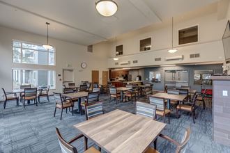 Social Room with seating l Vintage at Vancouver Senior Apartments
