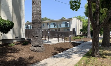 Exterior view of building from street
