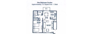 One bedroom One Bathroom Apartment