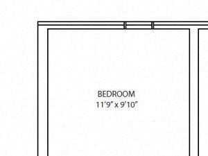 1 Bedroom, 1 Bathroom Floorplan 1 Bedroom, 1 Bathroom Floorplan