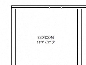 1 Bedroom, 1 Bathroom Floorplan 1 Bedroom, 1 Bathroom Floorplan