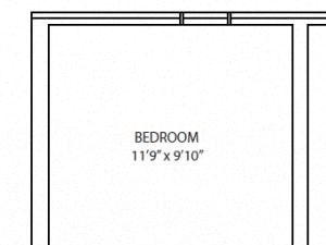 1 Bedroom, 1 Bathroom Floorplan 1 Bedroom, 1 Bathroom Floorplan
