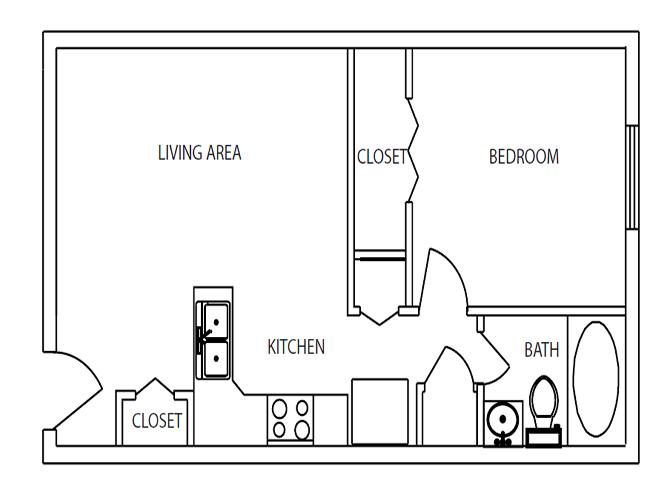 1443 Elizabeth Street Studio-1 Bed Apartment, City Park for Rent - Photo Gallery 32