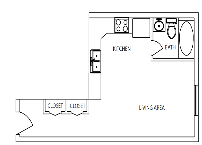 1443 Elizabeth Street Studio-1 Bed Apartment, City Park for Rent - Photo Gallery 31