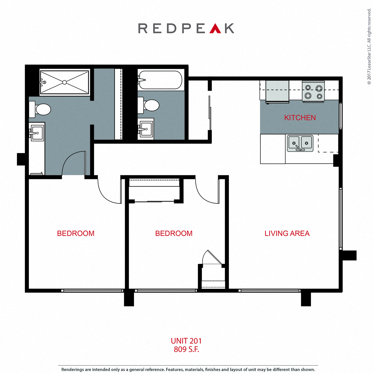 Plan B2 - Two Bedroom