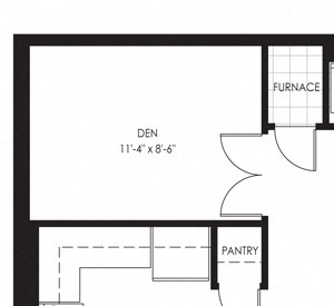 Juliana Place Apartments 2 bedroom + 2 bathroom apartment floor plan in Woodstock, ON