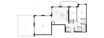 Juliana Place Apartments 2 bedroom + 2 bathroom apartment floor plan in Woodstock, ON