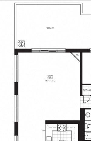 Juliana Place Apartments 2 bedroom + 2 bathroom apartment floor plan in Woodstock, ON