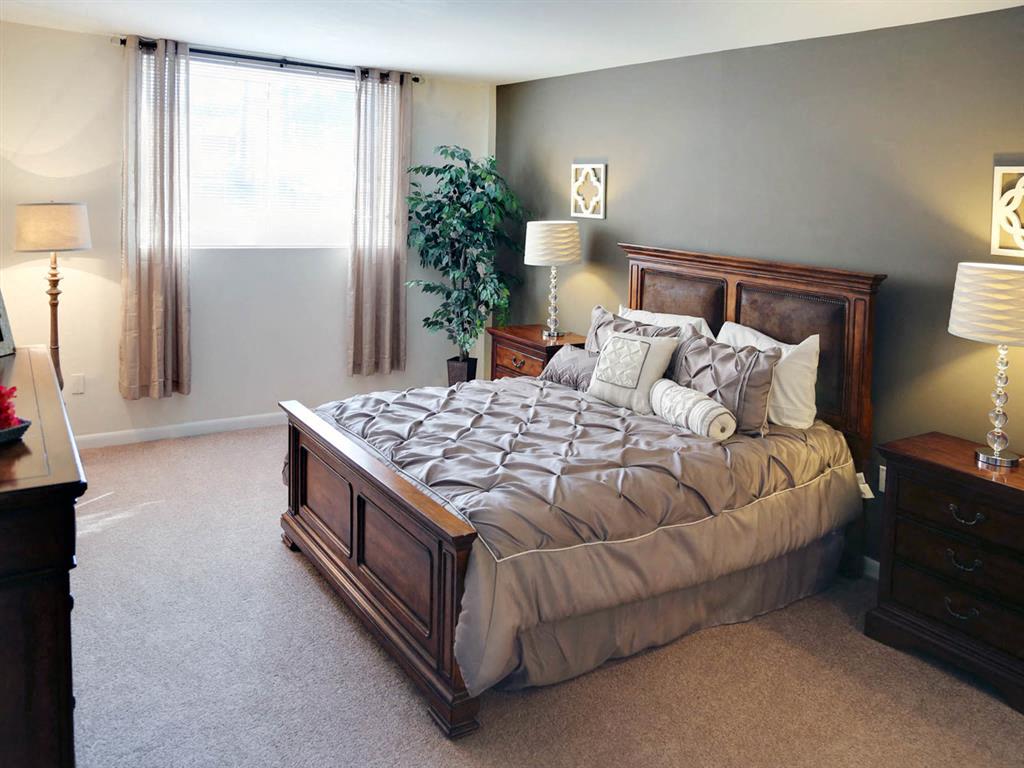 Bedrooms are spacious in each floor plan with plenty of natural light.
