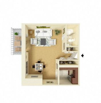 1901 Washington Blvd Studio-2 Beds Apartment for Rent - Photo Gallery 11