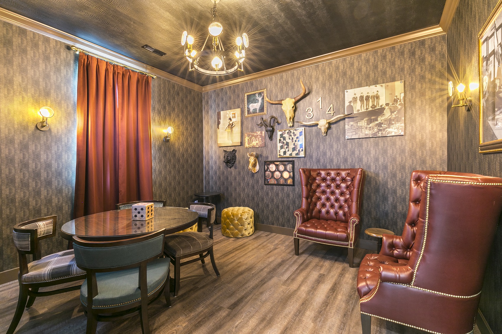 Private Poker Room at Aventura at Maryland Oaks, Missouri, 63146