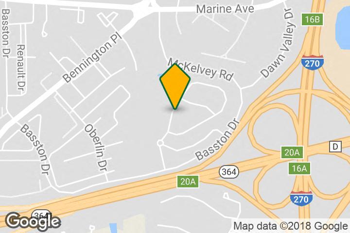 Map of Aventura at Maryland Oaks, Maryland Heights, MO