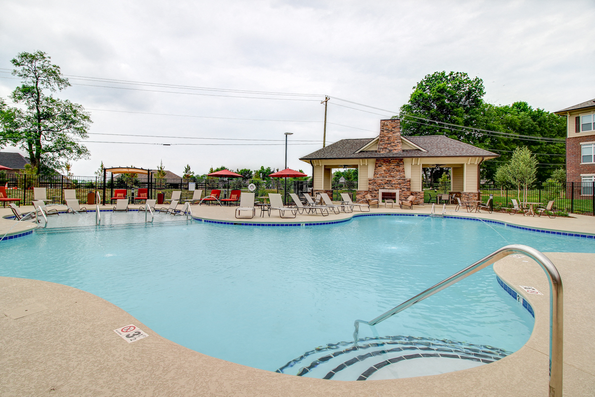 Resort Inspired Pool and Spa at The Edison at Peytona, Gallatin, 37066