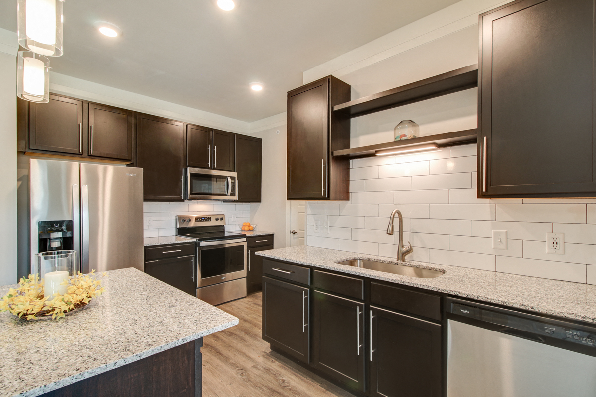 Granite Counter Tops Throughout at The Edison at Peytona, Gallatin, 37066