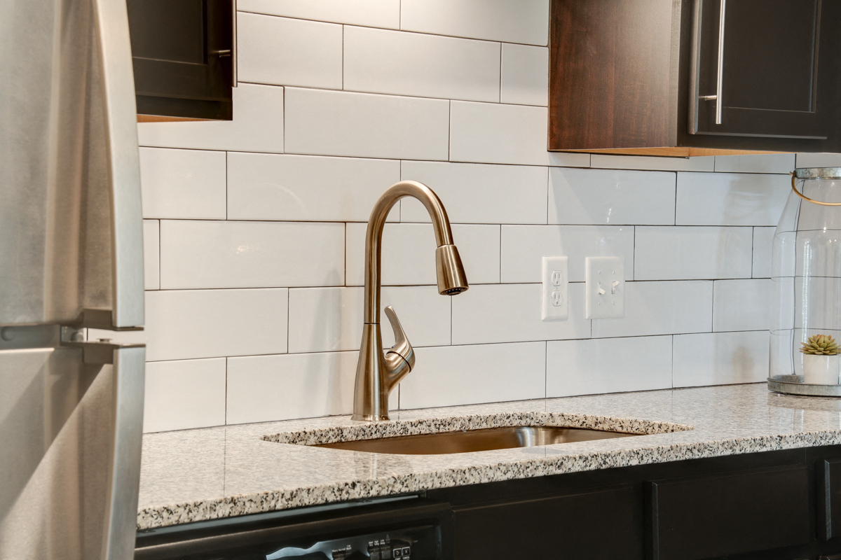 Modern Kitchens with Subway Tile Back Splash at The Edison at Peytona, Gallatin, 37066